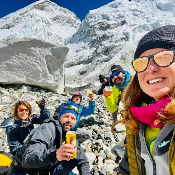 Everest Base Camp trek in october by trekkers