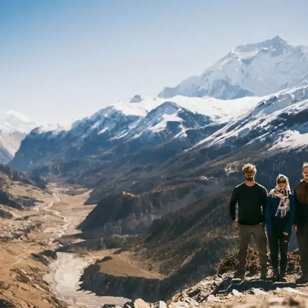 Mountain views During The Everest Base Camp Trail